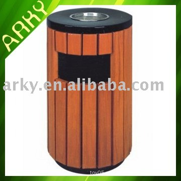 Boa qualidade Outdoor Rubbish Bin de madeira